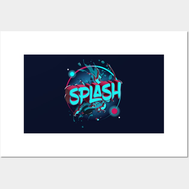 The Splash Circle Wall Art by euiarts